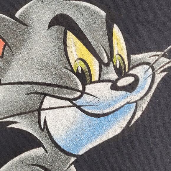 Tom-And-Jerry Shirt XL/2XL 25x29 Black - Picture 8 of 12